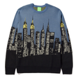 Pull Huf Skyline Crew Light Blue