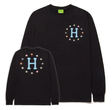 Tee-shirt manches longues Huf Puff Galaxies Black