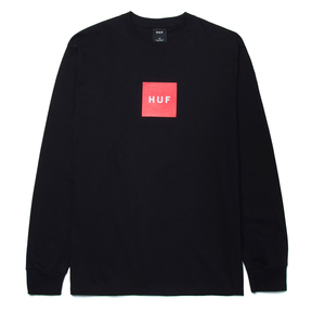 Tee-shirt manches longues Huf Essentials Box Logo Black