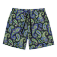 Short Huf Paisley Easy Black