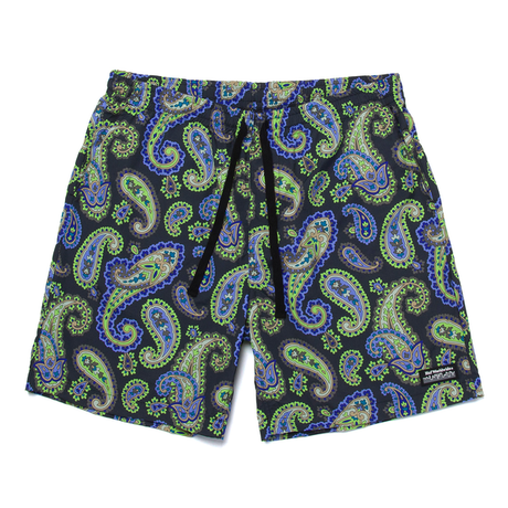 Short Huf Paisley Easy Black