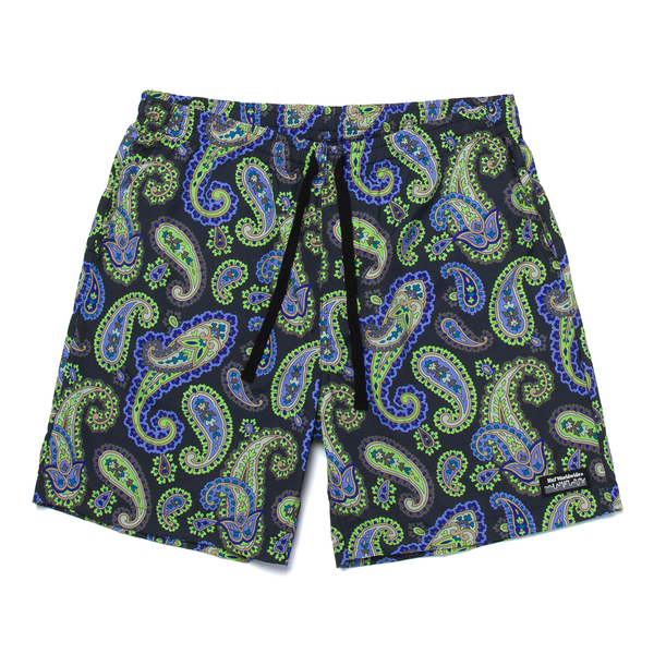 Short Huf Paisley Easy Black