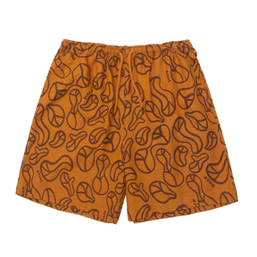 Short Huf WO Groovy Wide Burnt Orange