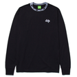 Tee-shirt manches longues Huf Jacquard Neck Knit Top Black
