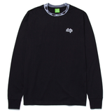 Tee-shirt manches longues Huf Jacquard Neck Knit Top Black