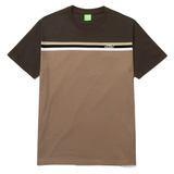 Tee-shirt Huf Lido Stripe Knit Top Toffee SS