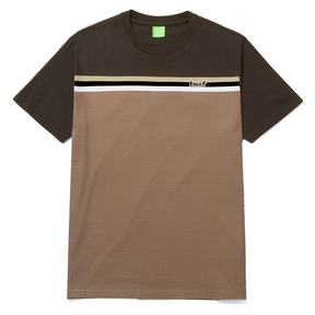 Tee-shirt Huf Lido Stripe Knit Top Toffee SS