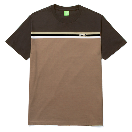 Tee-shirt Huf Lido Stripe Knit Top Toffee SS