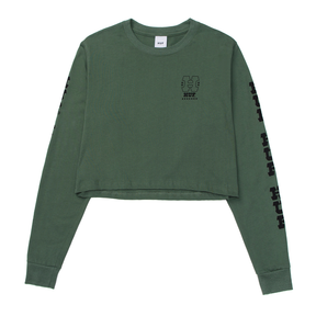Tee-shirt manches longues Huf WO Wheelie Crop Sage
