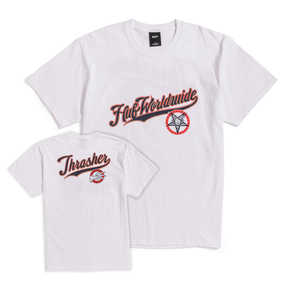 Tee-shirt Huf Portola SS White