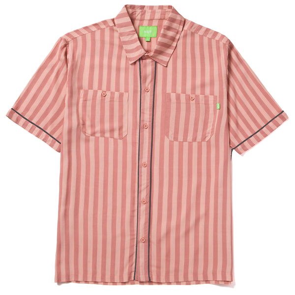 Chemise Huf Soho SS Woven Top Rose
