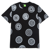 Tee-shirt Huf Drain Cover SS Relaxed Top Black