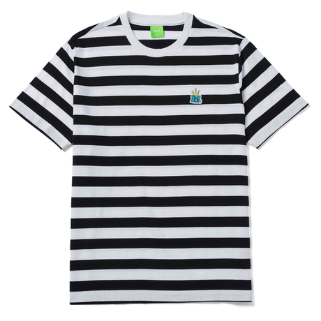 Tee-shirt Huf Stinson Stripe SS Knit Top Black