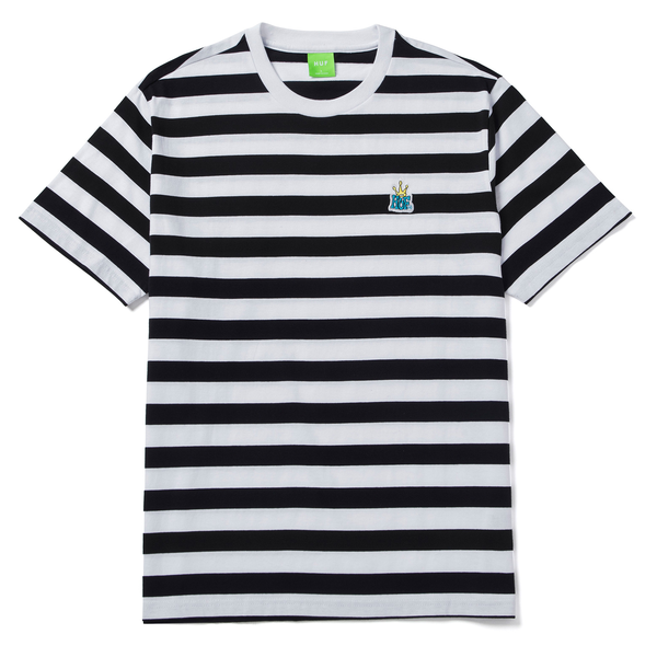 Tee-shirt Huf Stinson Stripe SS Knit Top Black