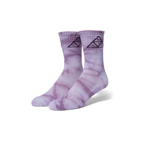 Chaussettes Huf Triple Triangle Tiedye Crew Purple