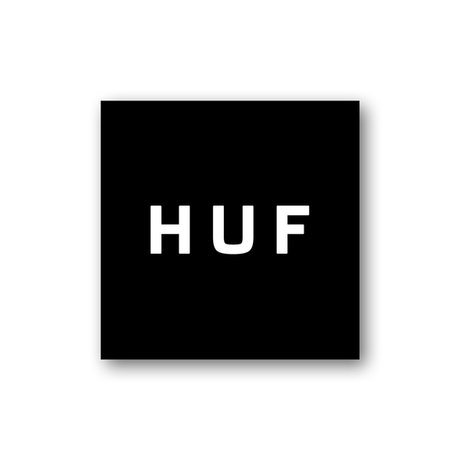Stickers Huf Box Logo Black