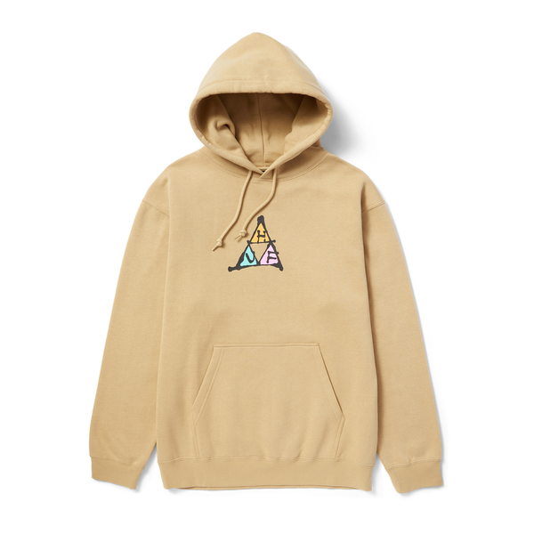 Sweat à capuche Huf No-Fi TT Oatmeal