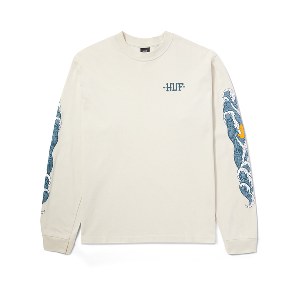 Tee-shirt manches longues Huf Rogue Wave Bone