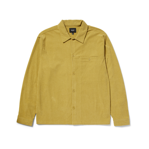 Chemise Huf CO Corduroy Overshirt Cactus