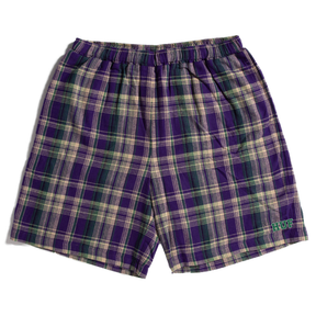 Short Huf Cortland Flannel Easy Purple