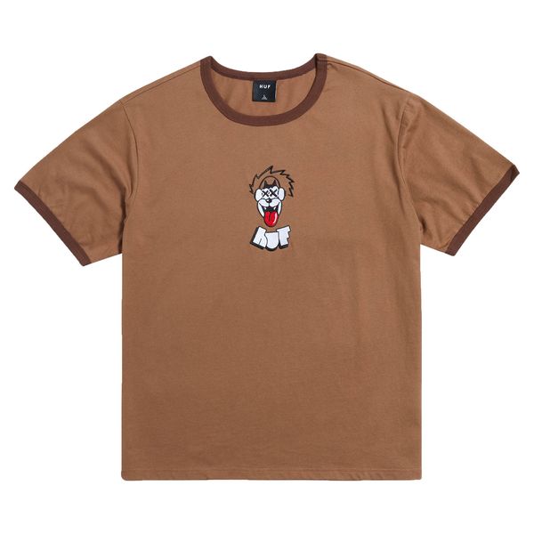Tee-shirt Huf Party Wolf Relaxed Fit Ringer Rubber