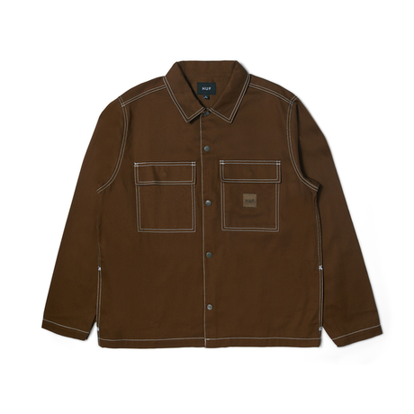 Chemise Huf Mason Shacket Espresso