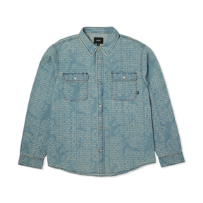 Chemise Huf Ceremony Denim Indigo