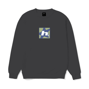 Sweat col rond Huf PP H Star Black