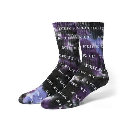 Chaussettes Huf Fuck It Tiedye Purple