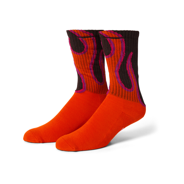 Chaussettes Huf Exhaust Crew Brown