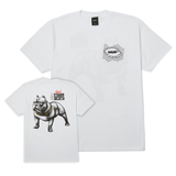 Tee-shirt Huf 4 The Dawgs SS White