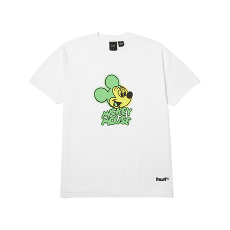 Tee-shirt Huf Mickey Spray SS White