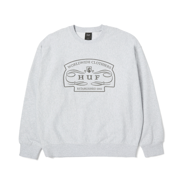 Sweat col rond Huf Worldwide Clothiers Heather Grey