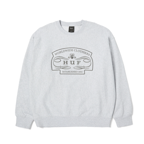 Sweat col rond Huf Worldwide Clothiers Heather Grey