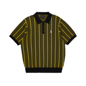 Polo Huf Trace Stripe SS Knit Top Moss