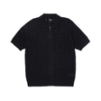 Pull Huf Monogram Jacquard Zip Black