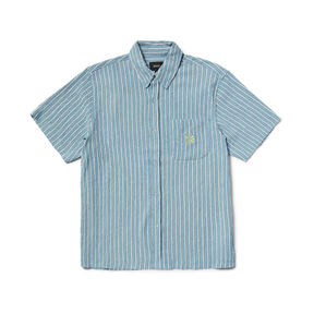 Chemise Huf Apollo SS Striped Pool Blue