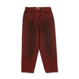 Pantalon Huf Cromer Washed Lava Red