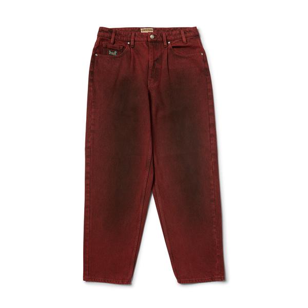 Pantalon Huf Cromer Washed Lava Red