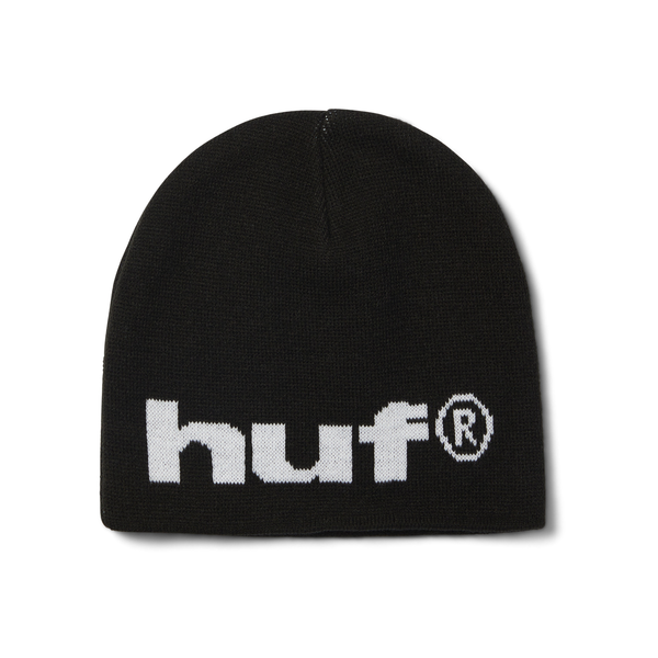Bonnet Huf 89 Skull Black White