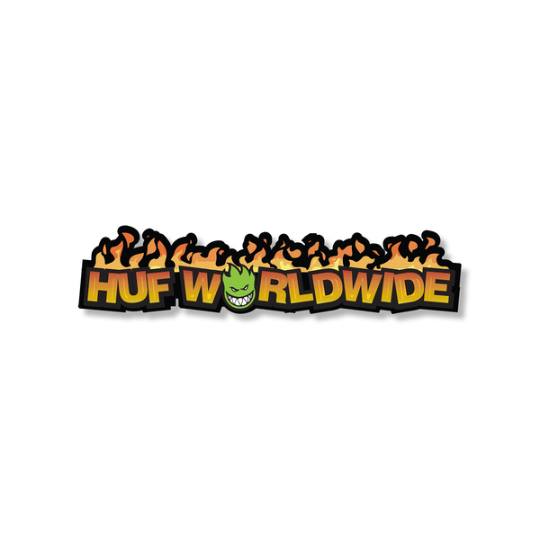 Stickers Huf Spitfire In Flames Multi