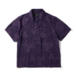 Chemise Huf Sector Jacquard SS Dark Berry