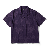 Chemise Huf Sector Jacquard SS Dark Berry
