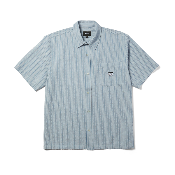 Chemise Huf Big Block Striped SS Light Blue