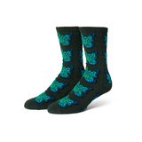 Chaussettes Huf Green Budderfly Forest Green