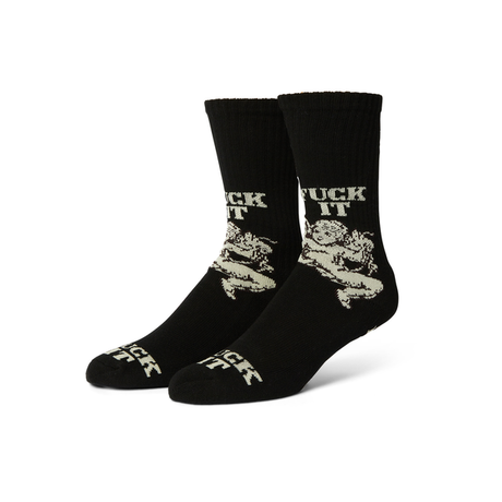 Chaussettes Huf Divine Crew Black