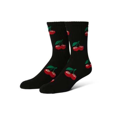 Chaussettes Huf Cherry Bomb Crew Black