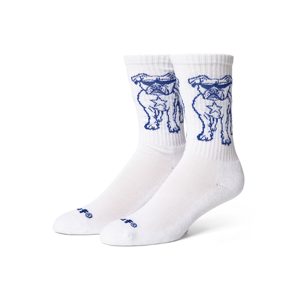 Chaussettes Huf Star Pup Crew White