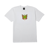 Tee-shirt Huf Green Budderfly SS White