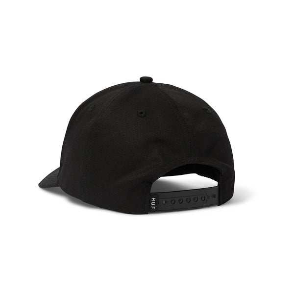 Casquette snapback Huf Noble 6 Panel Black